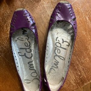 Sam Edelman purple flats size 8